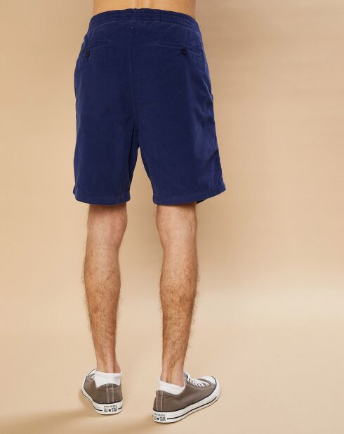 Blauwe corduroy korte broek van Gimmy worker