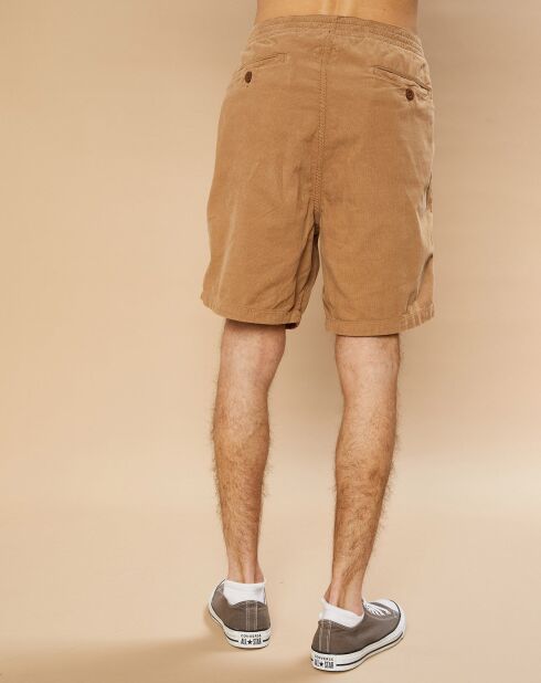 Short en Velours côtelé Gimmy caramel