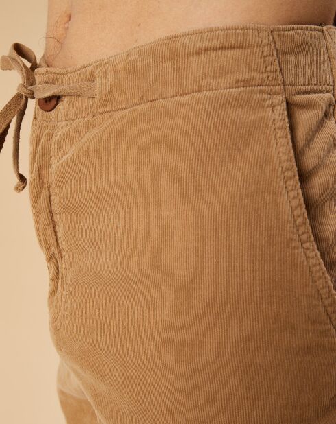 Short en Velours côtelé Gimmy caramel