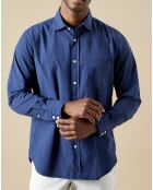 Chemise regular Paul Pat bleu profond