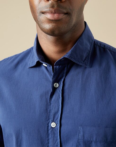 Chemise regular Paul Pat bleu profond