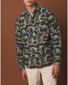 Chemise en Flanelle regular Paul imprimée