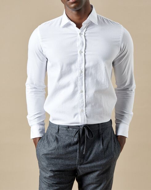 Chemise slim Sammy blanche