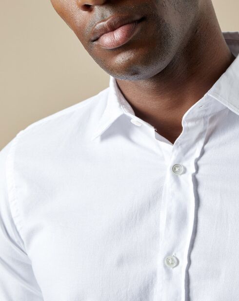 Chemise slim Sammy blanche