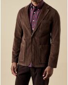Veste en Velours côtelé Jonny dark marron