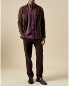 Veste en Velours côtelé Jonny dark marron