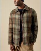 Veste en Laine mélangée Jamison marron/army/amande