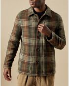 Veste en Laine mélangée Jamison marron/army/amande