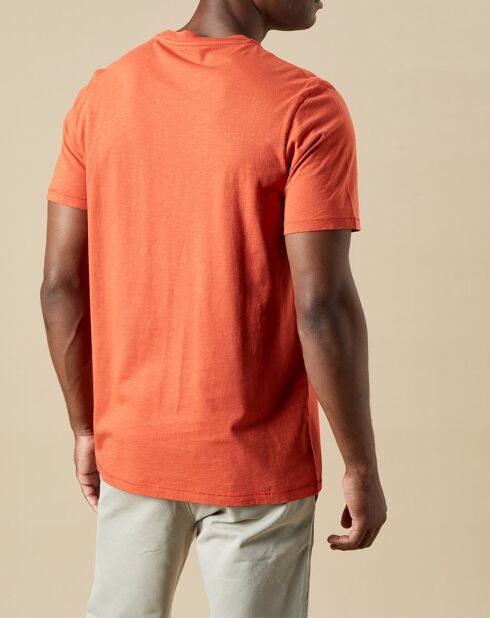 T-Shirt Pocket orange