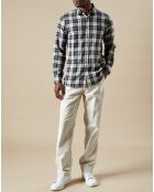 Pantalon en Velours côtelé Theo craie