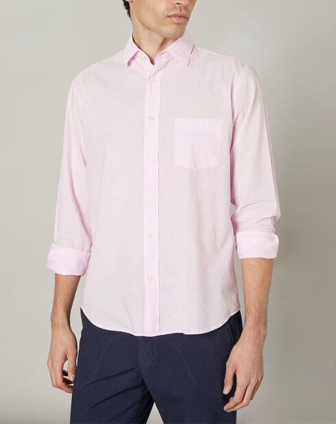 Chemise regular Paul Pat parme