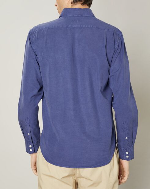 Chemise regular Paul Pat indigo