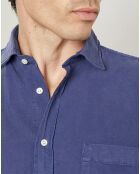 Chemise regular Paul Pat indigo
