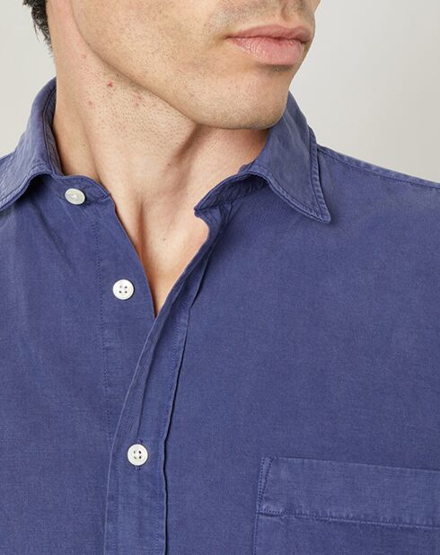 Chemise regular Paul Pat indigo