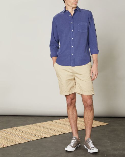 Chemise regular Paul Pat indigo