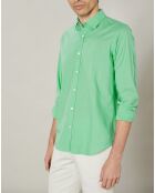 Chemise slim Sammy Pat jade