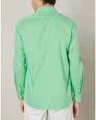 Chemise slim Sammy Pat jade