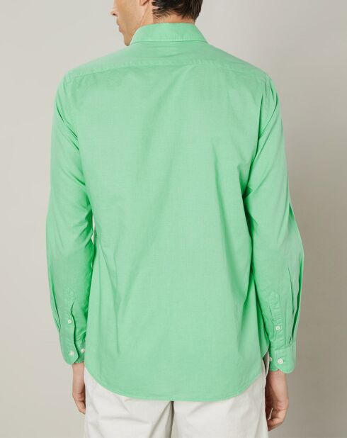 Chemise slim Sammy Pat jade