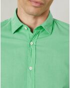 Chemise slim Sammy Pat jade