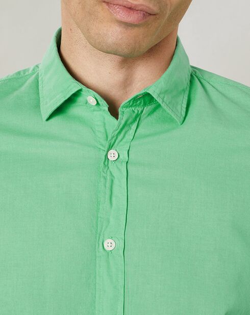 Chemise slim Sammy Pat jade