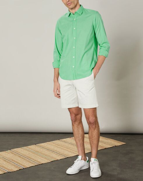 Chemise slim Sammy Pat jade