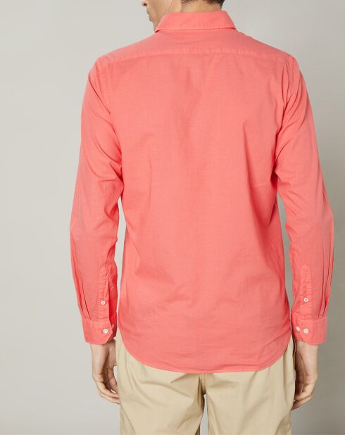 Chemise slim Sammy Pat rouge