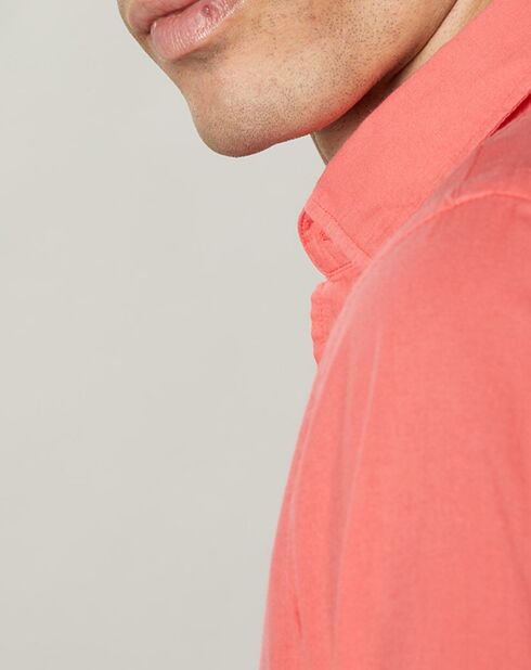 Chemise slim Sammy Pat rouge