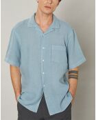 Chemise regular 100% Lin Palm Pat oyster