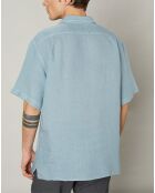 Chemise regular 100% Lin Palm Pat oyster