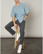 Chemise regular 100% Lin Palm Pat oyster