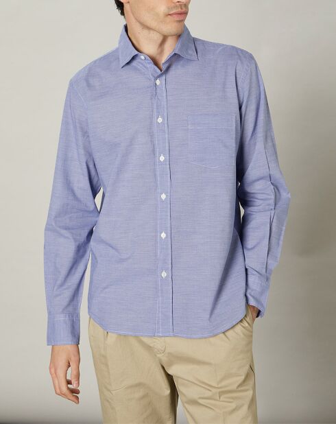 Chemise regular Paul bleue