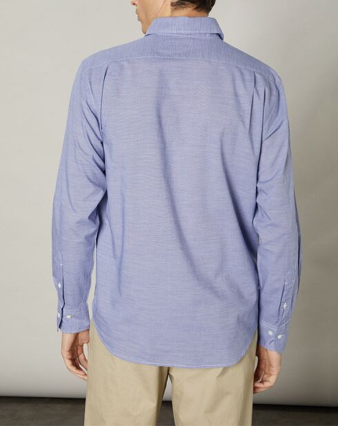 Chemise regular Paul bleue