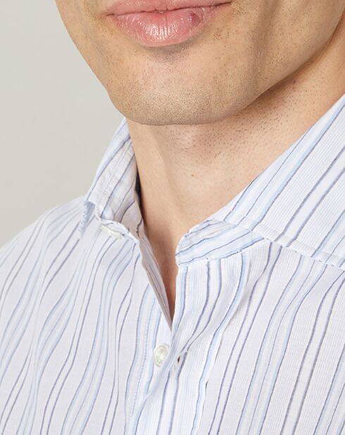 Chemise regular Paul bleue