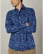 Chemise regular Paul indigo