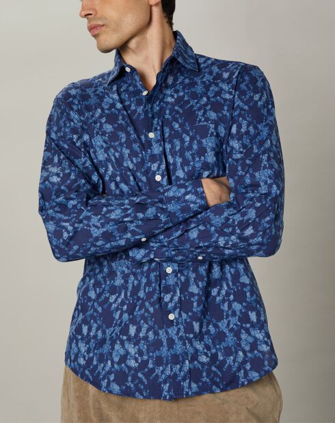 Chemise regular Paul indigo