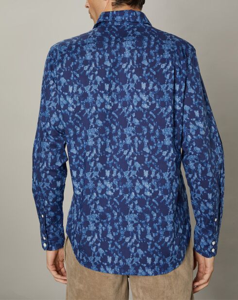 Chemise regular Paul indigo