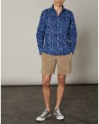 Chemise regular Paul indigo