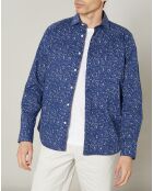 Chemise regular Paul indigo