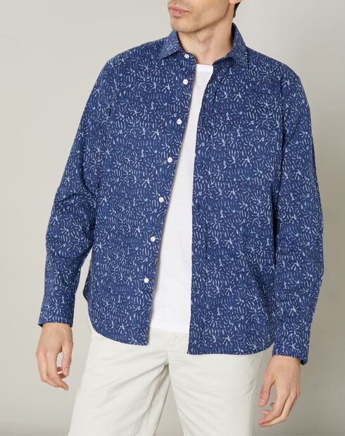 Chemise regular Paul indigo