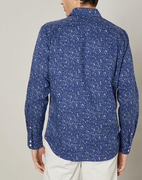 Chemise regular Paul indigo