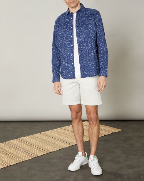Chemise regular Paul indigo