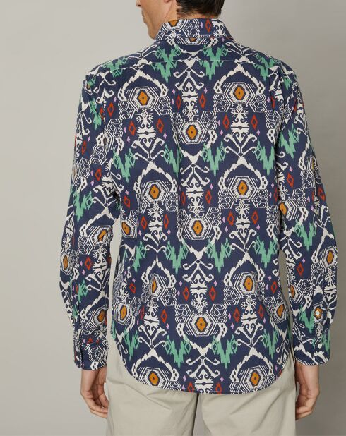 Chemise regular Paul bleue