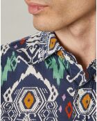 Chemise regular Paul bleue