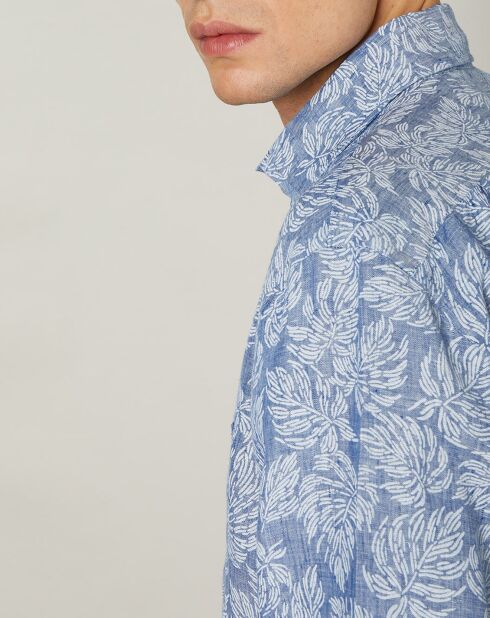 Chemise regular 100% Lin Paul chambray
