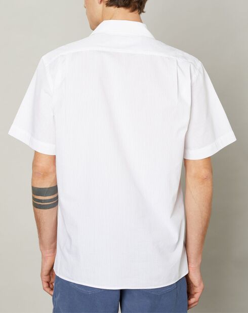 Chemise regular Palm blanche