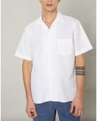 Chemise regular Palm blanche