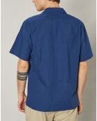 Chemise regular Palm bleue