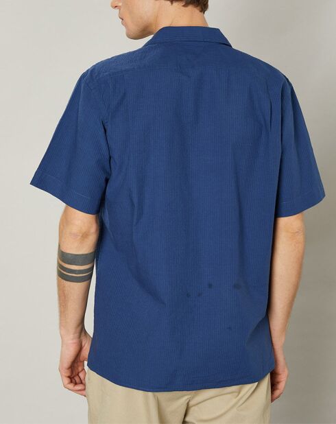 Chemise regular Palm bleue