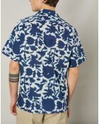 Chemise regular Palm indigo
