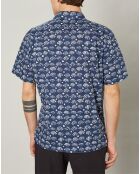 Chemise regular Palm indigo